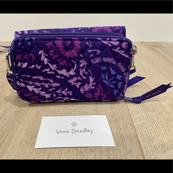Vera Bradley Cotton All in One Crossbody Purse - Picture 2 of 6